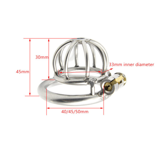 The Gatekeeper Steel Chastity Cage - Image 8