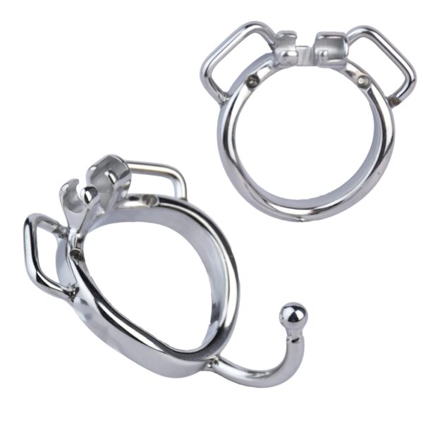 Additional Chastity Ring (Curved with Strap Anchor)